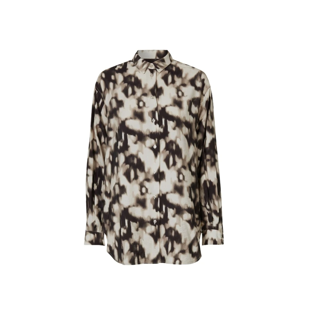 Samsøe Animal Print Blouse Alfrida Multicolor Dames