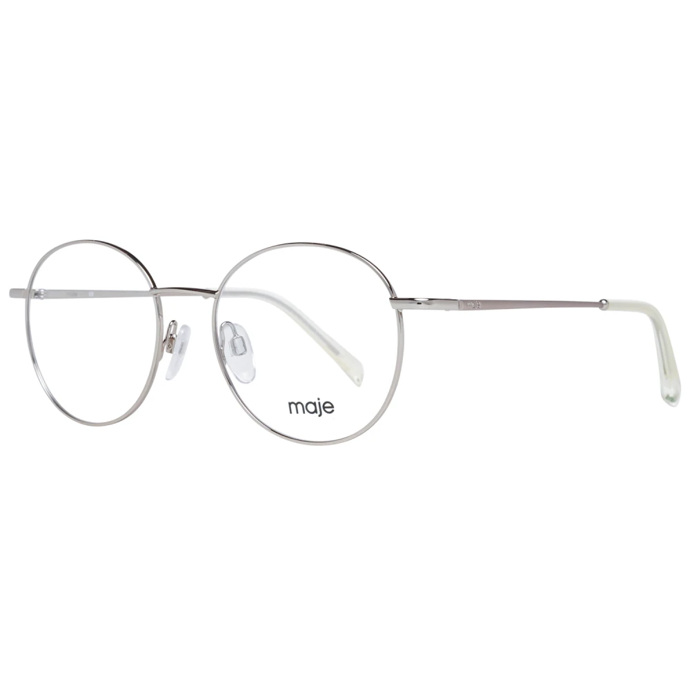 Maje Gouden Dames Optische Brillen Ronde Stijl Yellow Dames