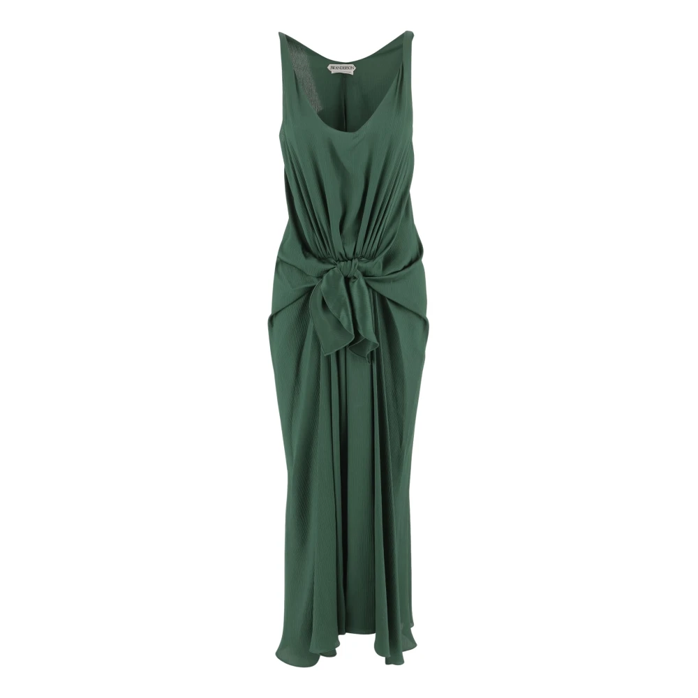 Jw Anderson Women's Green Maxi Dresses, 2XS, Dresses
