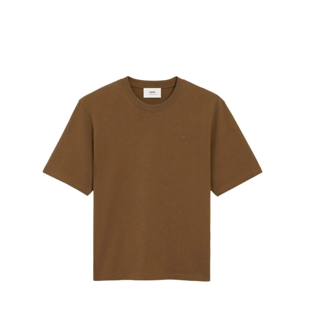 Ami Paris Uomo Marrone - T-Shirt - Tops - 2XL - Immagine 4