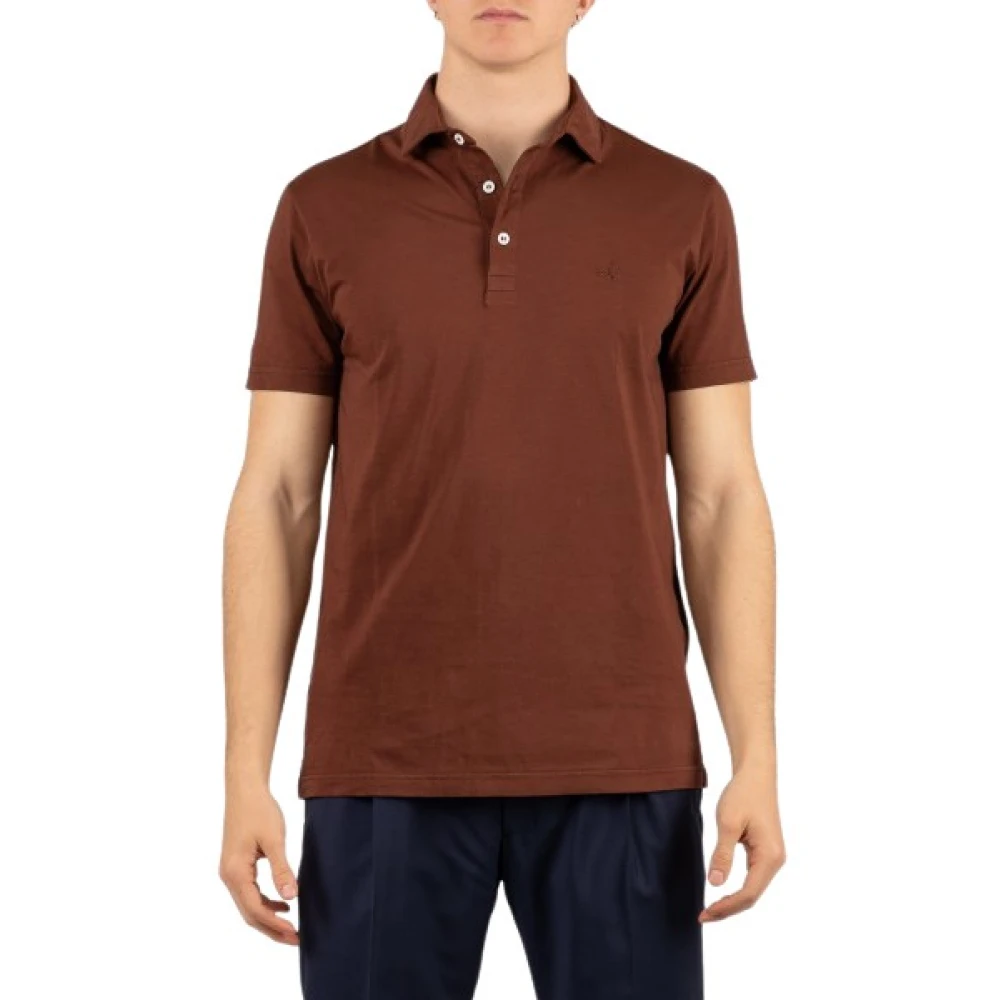 Brooksfield Mannelijk Bruin Tops Heren, Xl, Long Sleeve Tops