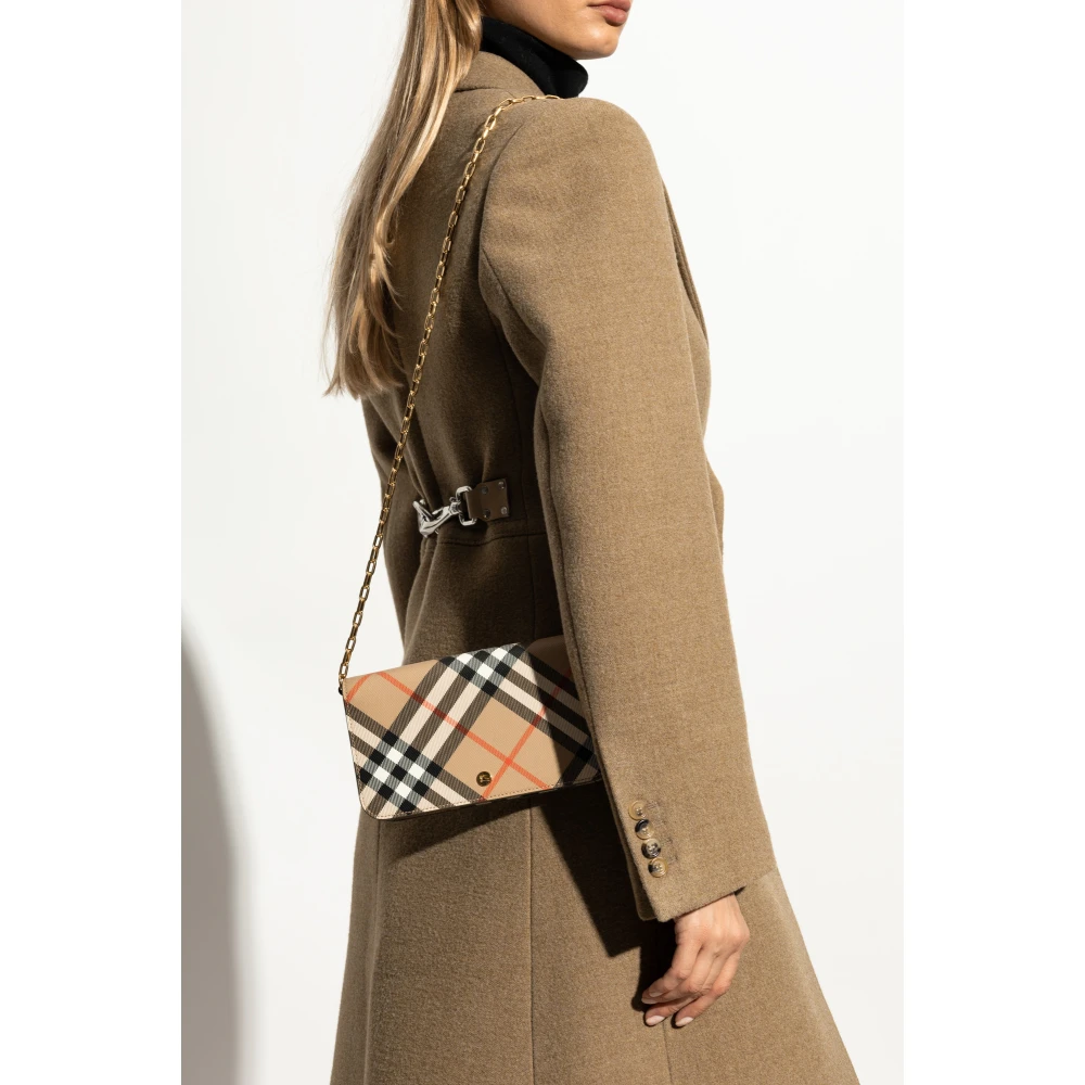 Burberry Portemonnee op ketting Beige Dames