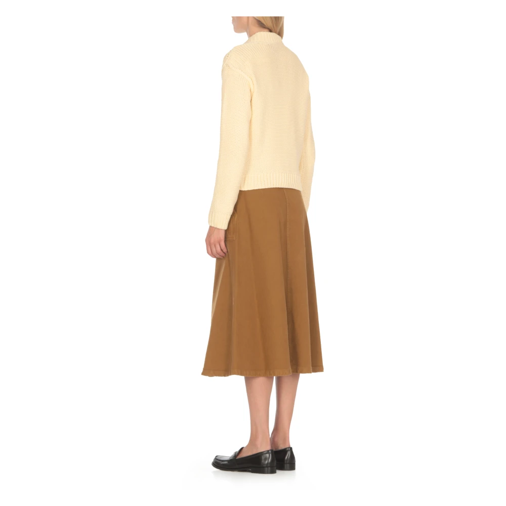 A.p.c. Trui met ronde hals Beige Dames