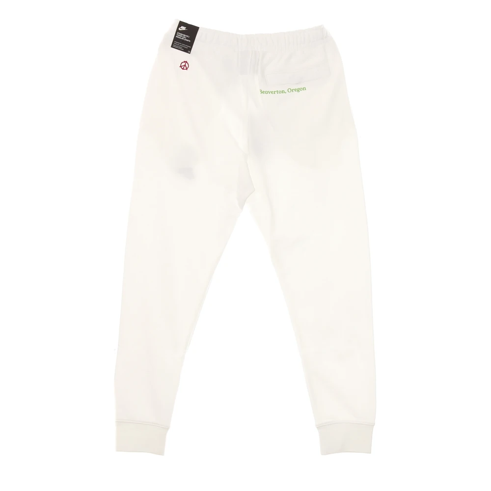 Nike Sportswear Cuffed French Terry Pant White Heren