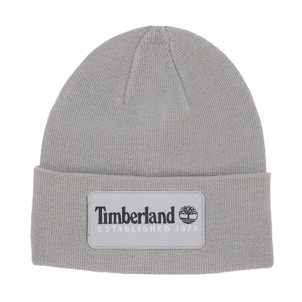 Timberland Vintage Beanie Hat Grey Gray Unisex