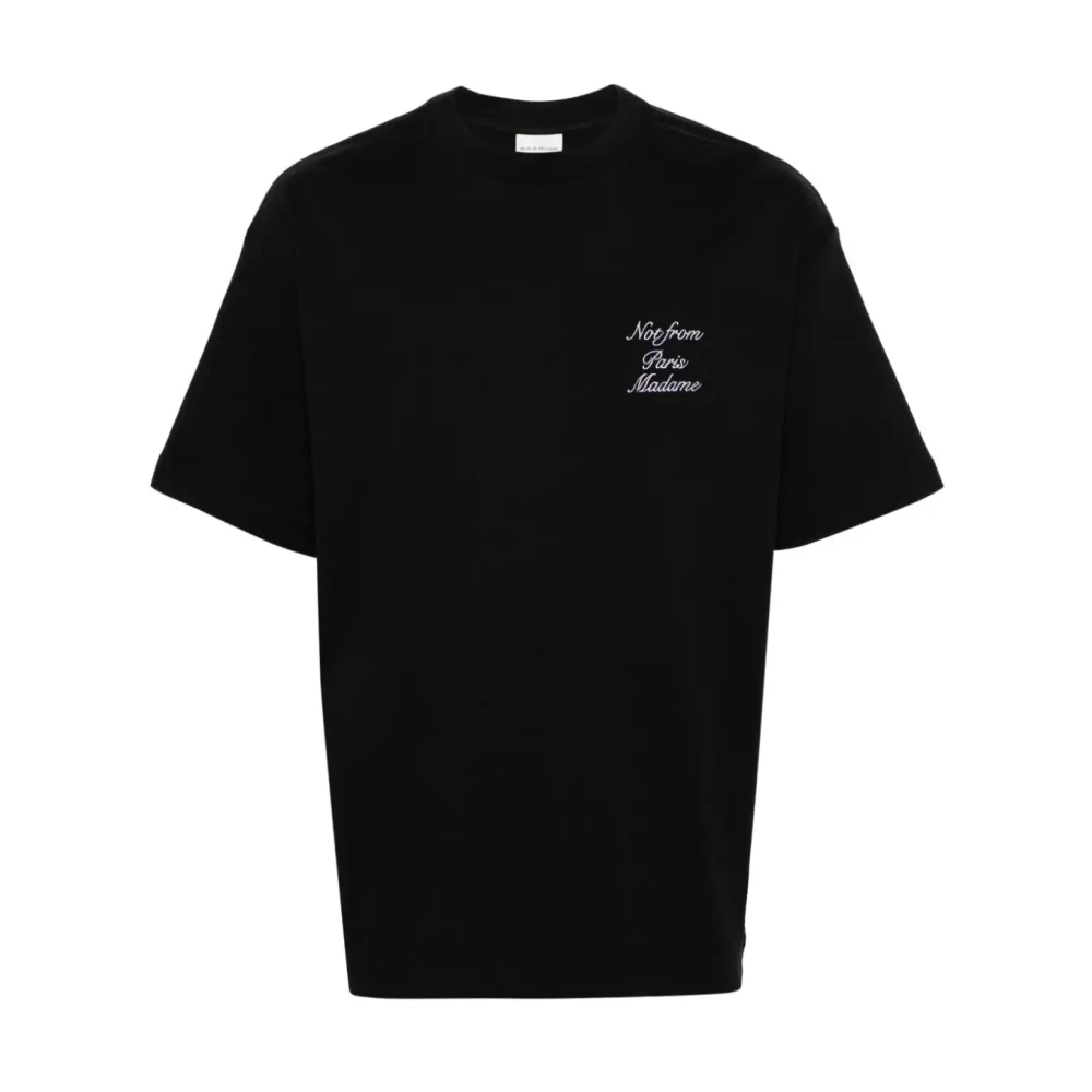 Drole de Monsieur T-Shirts Black Heren