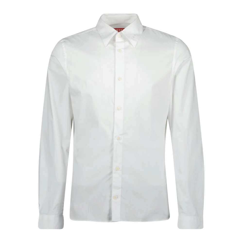 Diesel Klassieke witte overhemd Lente-Zomer 2025 White Heren