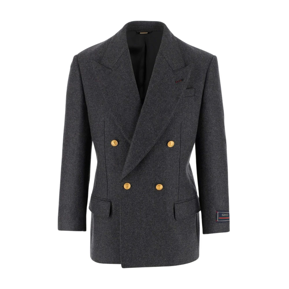 Gucci Elegante Blazer voor Formele Gelegenheden Gray Heren