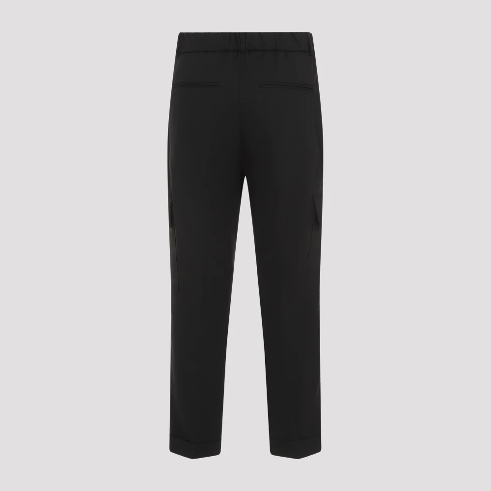PESERICO Cargo Pants 605 Nero Black Dames