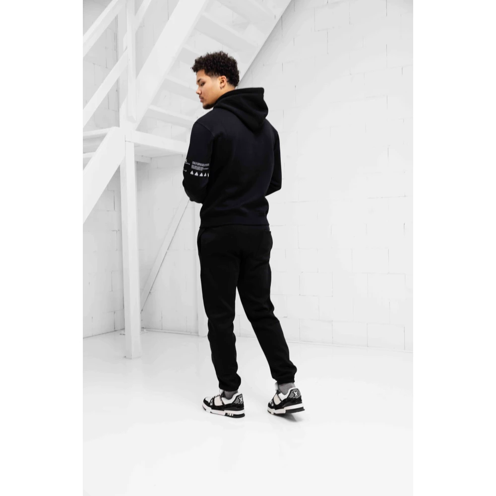 Quotrell Zwart Heren Trainingspak Hoodie Winter Black Heren