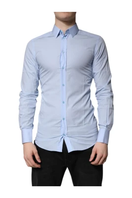 Blå Slim Fit Skjorta