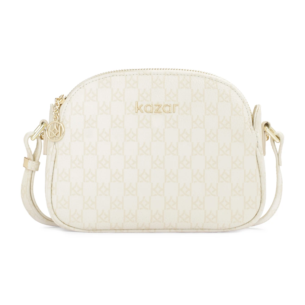 Kazar monogramleren crossbody White Dames