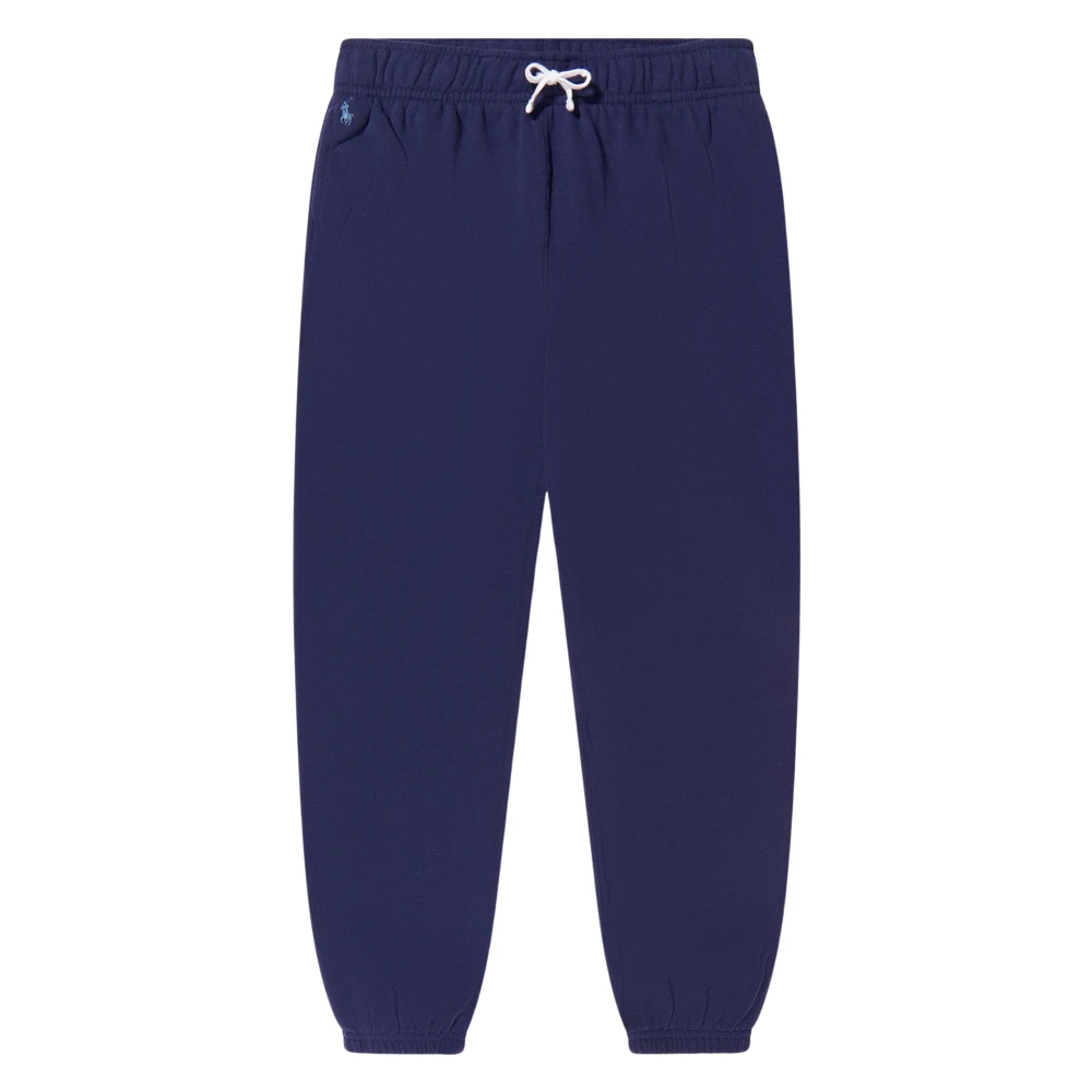 Ralph Lauren Girls Blue Sweatpants, 2 Y, Logo Fleece Jogger Pant
