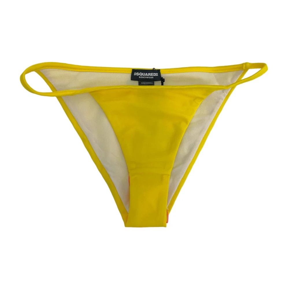 Dsquared2 Curve-Enhancing Swim Brief Yellow Dames