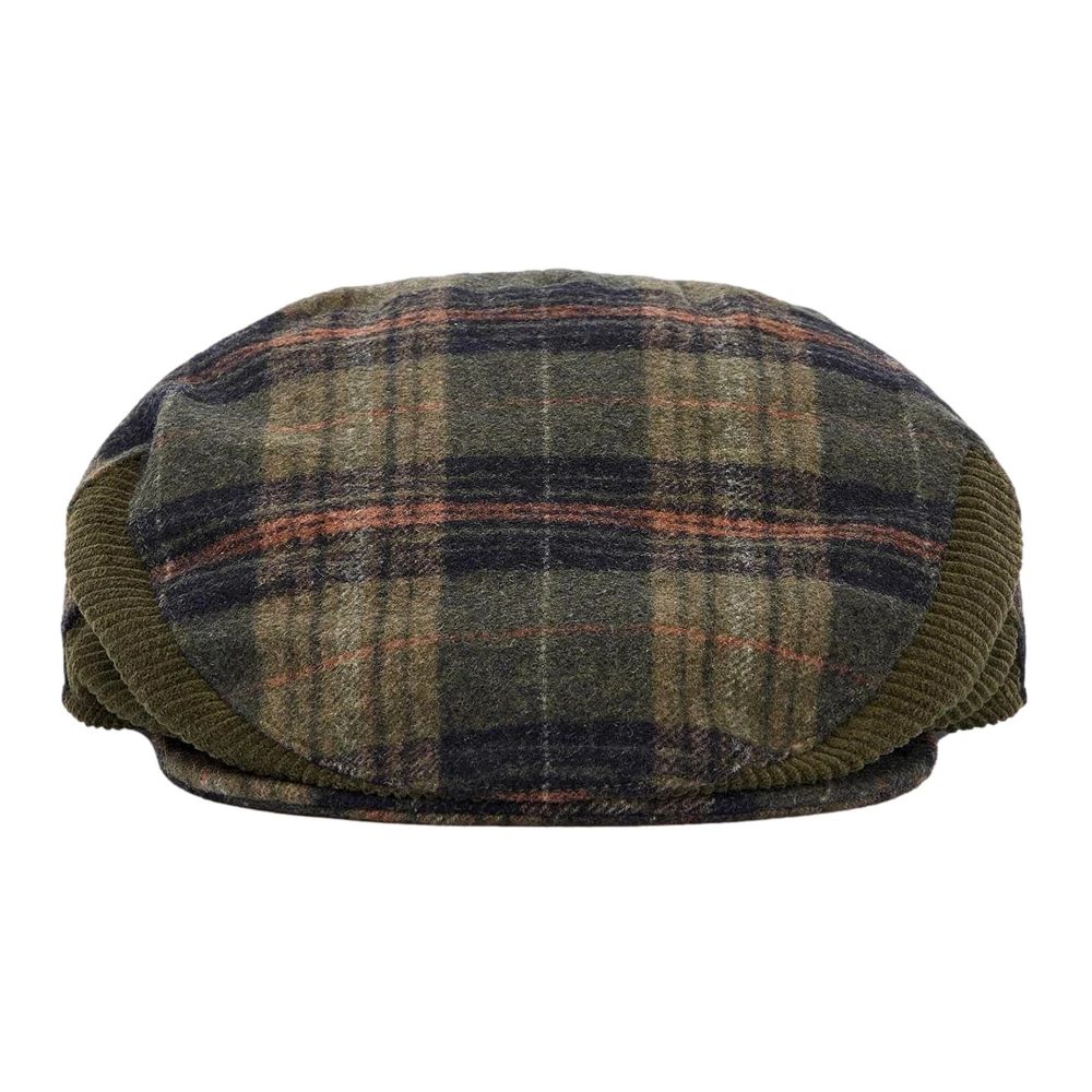 Barbour Groene Olijf Geruite Tweedpet Green Heren