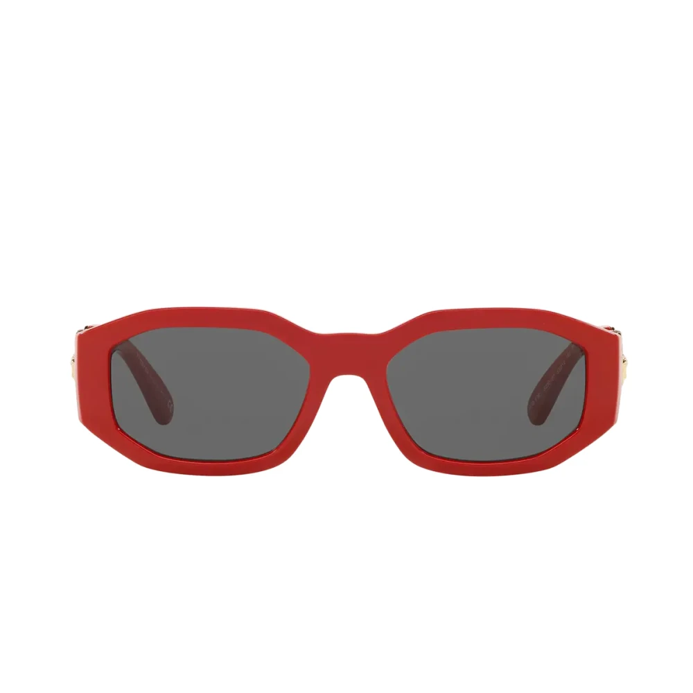 Versace Unisex Red Medusa Biggie Sunglasses - Sunglasses - 48 Mm - Accessories