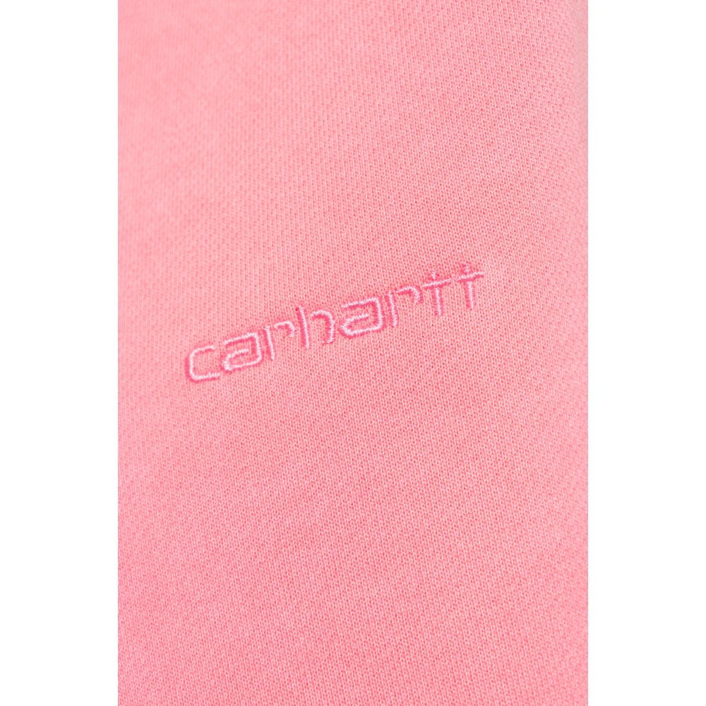 Carhartt WIP Sweatshirt met logo Pink Heren