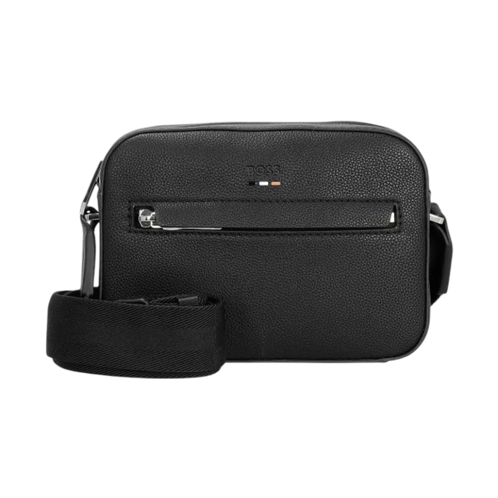 Boss Crossbody tas met verstelbare schouderband Black Heren