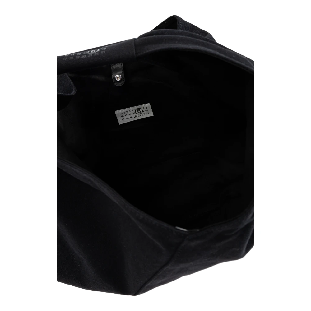 MM6 Maison Margiela Japanse Draped Bag Black Dames
