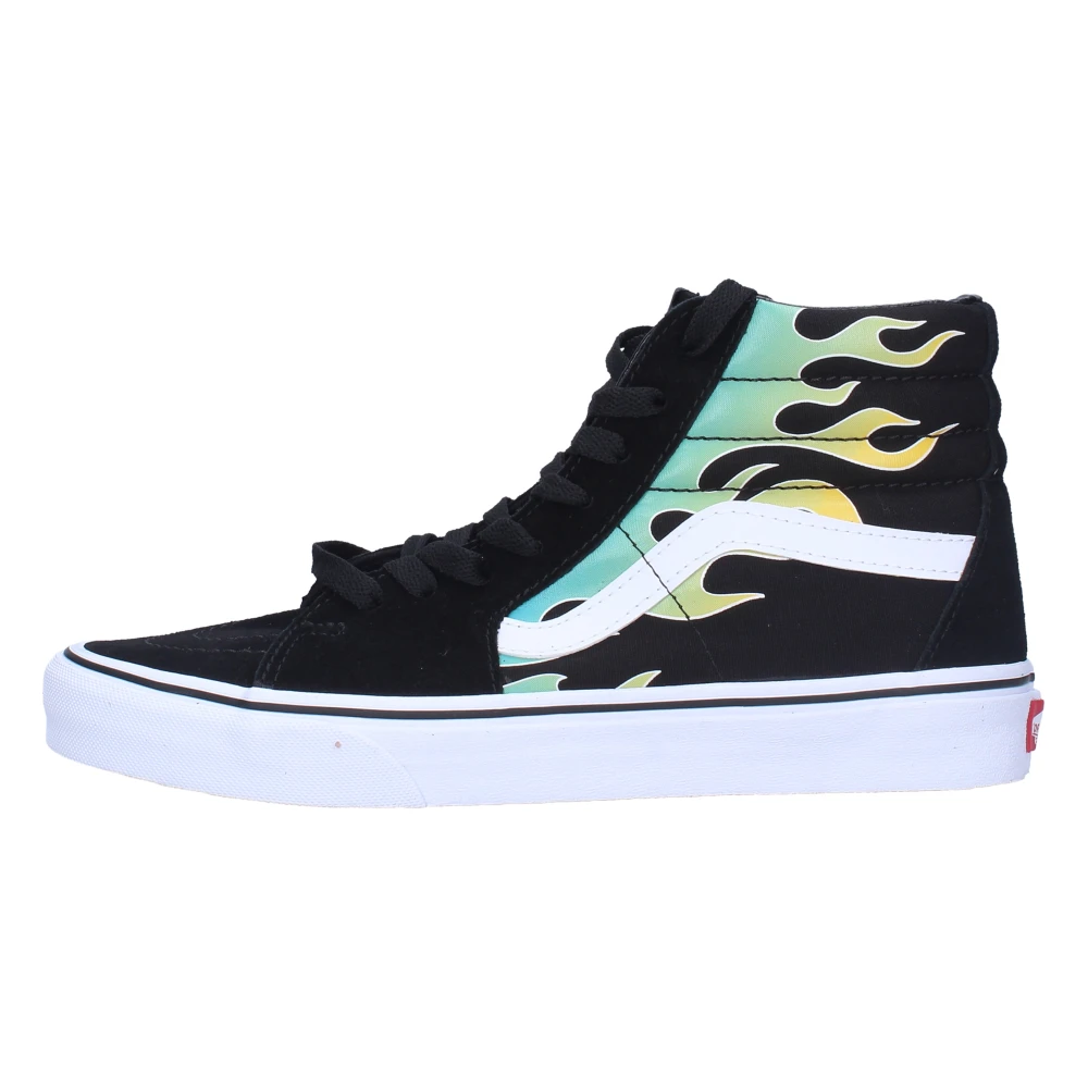 Vans Men's Multicolor Sneakers,, High-Top Sneaker In Suede And Canvas Size 2 Uk