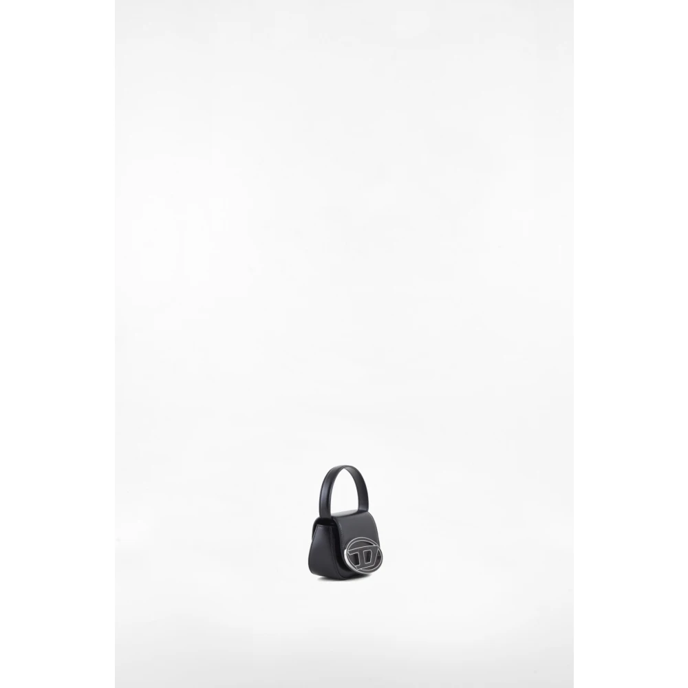 Diesel Stijlvolle Flap Tas met Verstelbare Band Black Dames