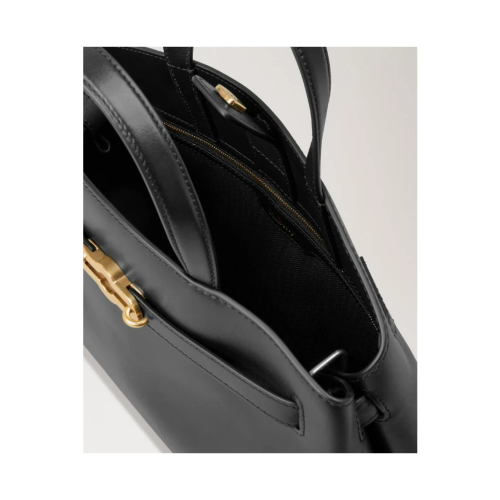 Mulberry Zwarte Carry-All Tas met Pimlico Slot Black Dames