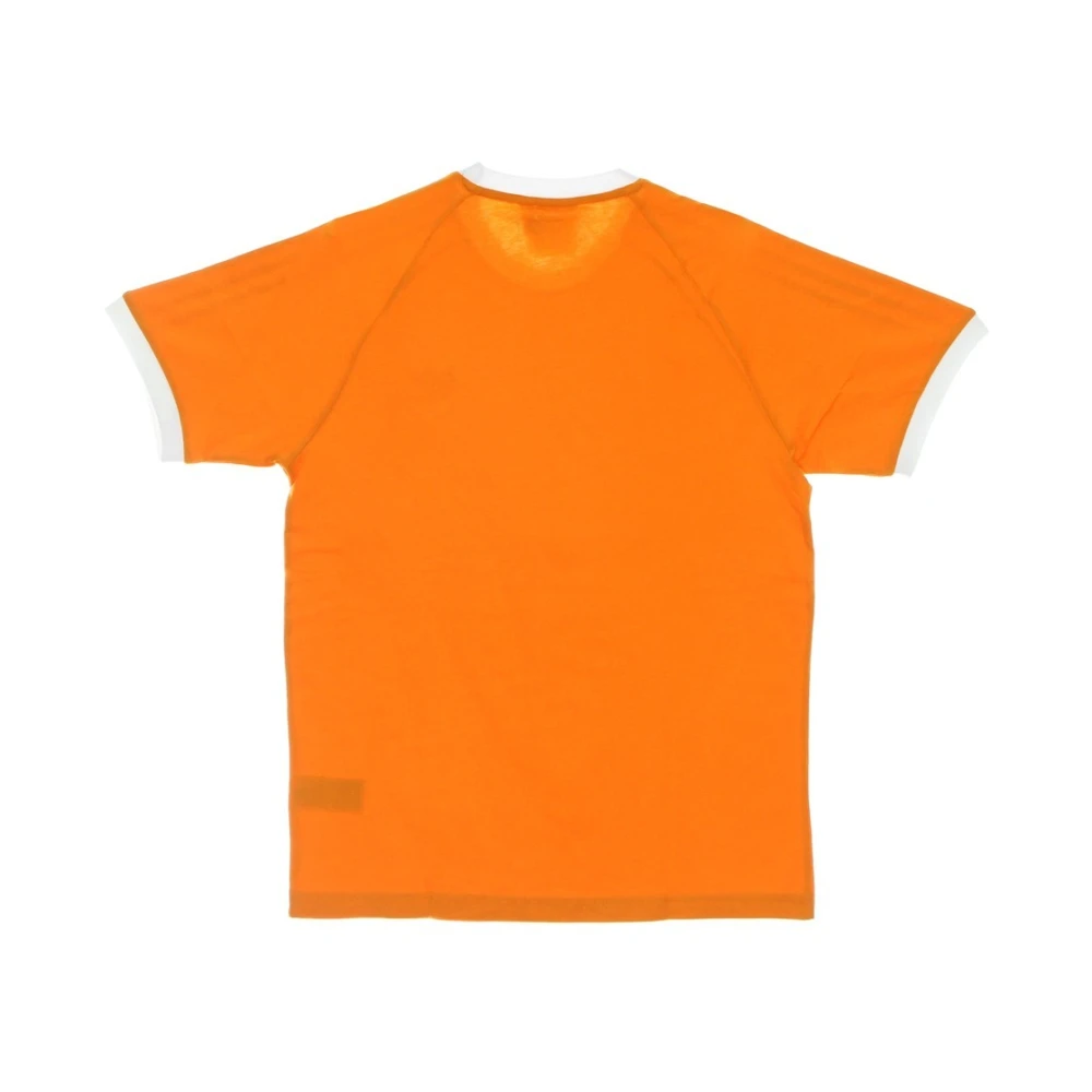 Adidas 3-Stripes Tee Bright Orange Heren