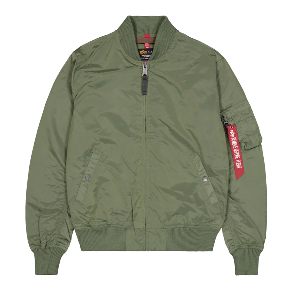 Alpha Industries Uomo Verde Giacca Ma - 1 Tt S - Immagine 3