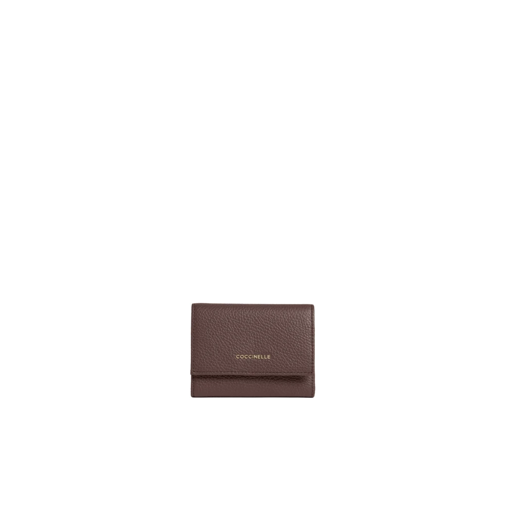 Coccinelle Damen Berry Geldbörse Small Aus Genarbtem Leder Metallic Small - Bild 4