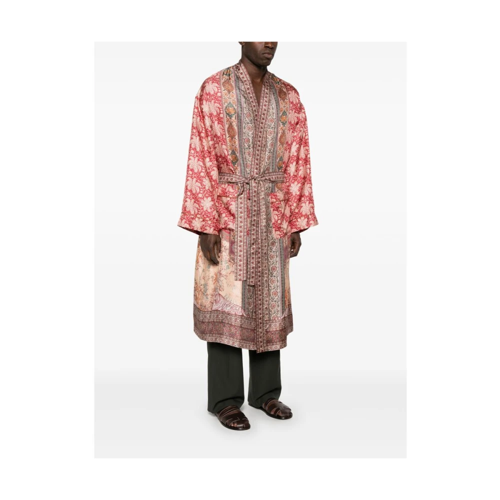 ETRO Donkeroranje bovenkleding met tailleband Multicolor Heren