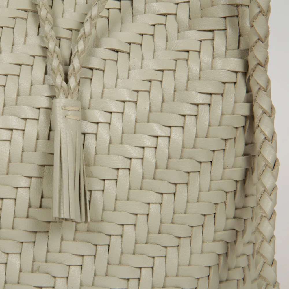 Dragon Diffusion Stijlvolle Leren Tas Beige Dames