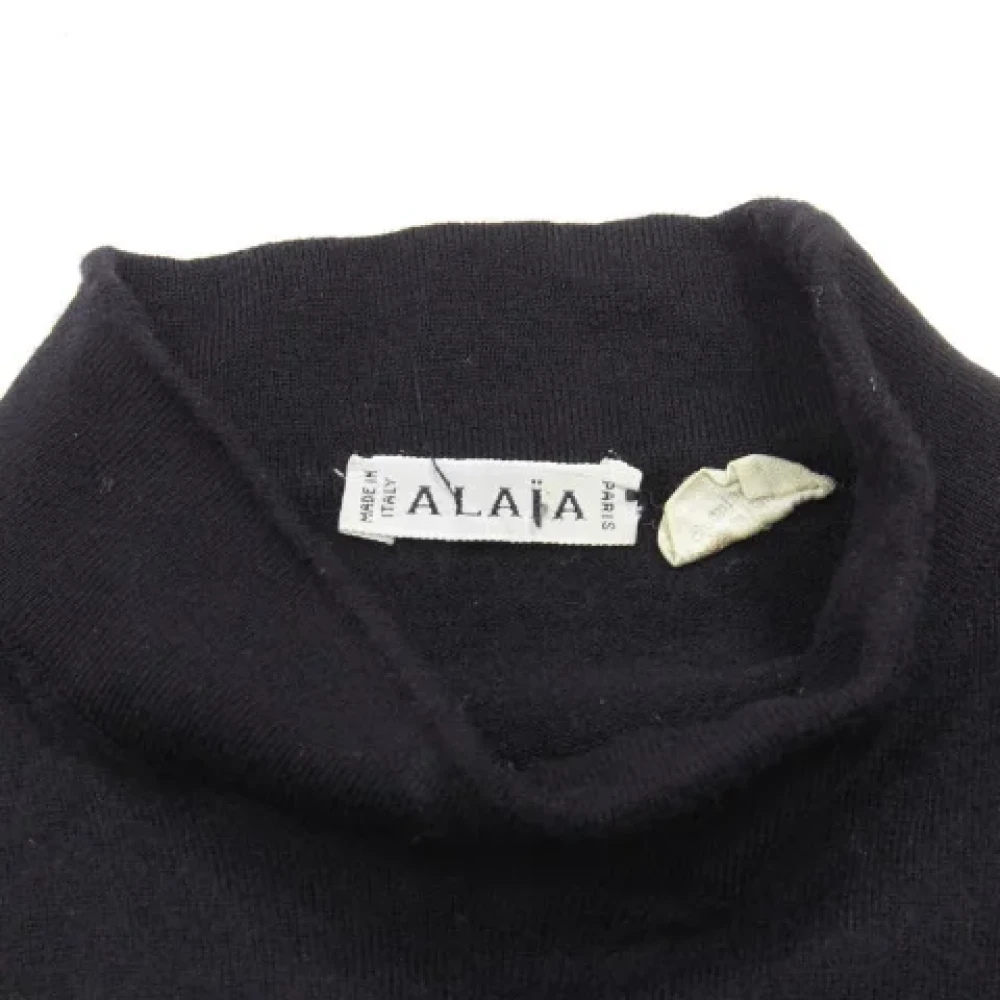 Alaïa Pre-owned Wool tops Black Dames