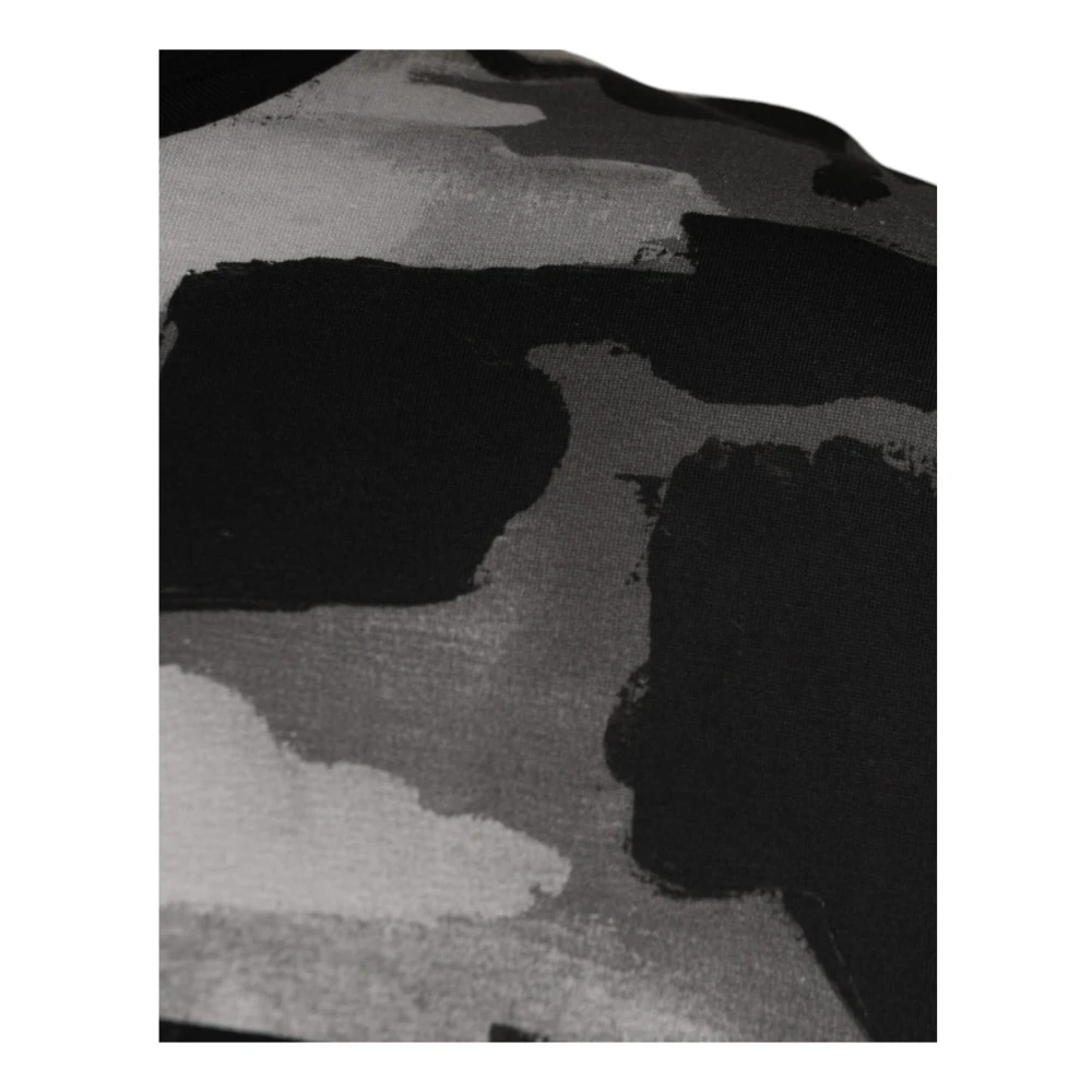 Dolce & Gabbana Camouflage Logo Crewneck T-shirt Multicolor Heren
