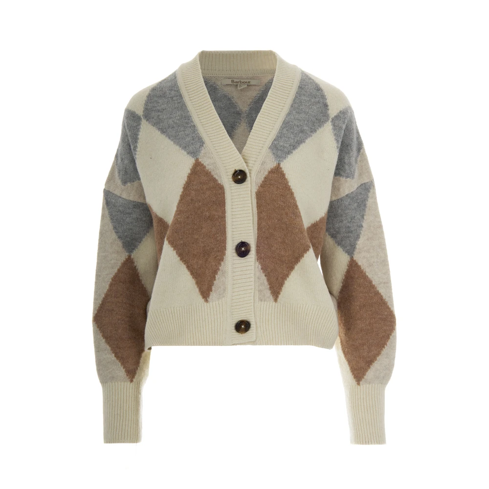 Barbour Women's Red Wool Blend Sweater