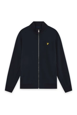 Pique Zip Through Sweatshirt