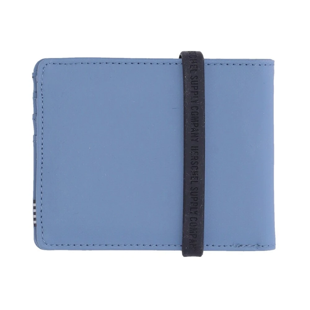 Herschel Blauwe Crosshatch Rfid Heren Portemonnee Blue Unisex