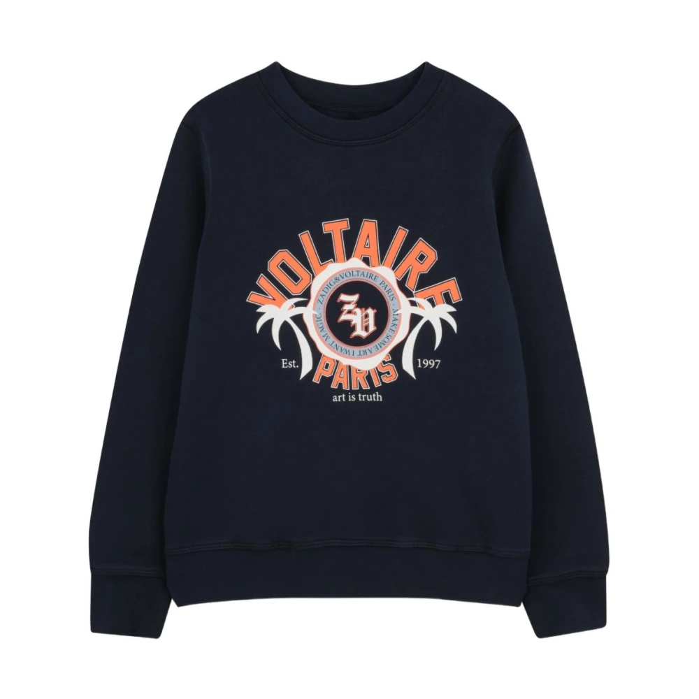Zadig & Voltaire Unisex Kids Blue Kids Sweatshirts, 14 Y, Jumper