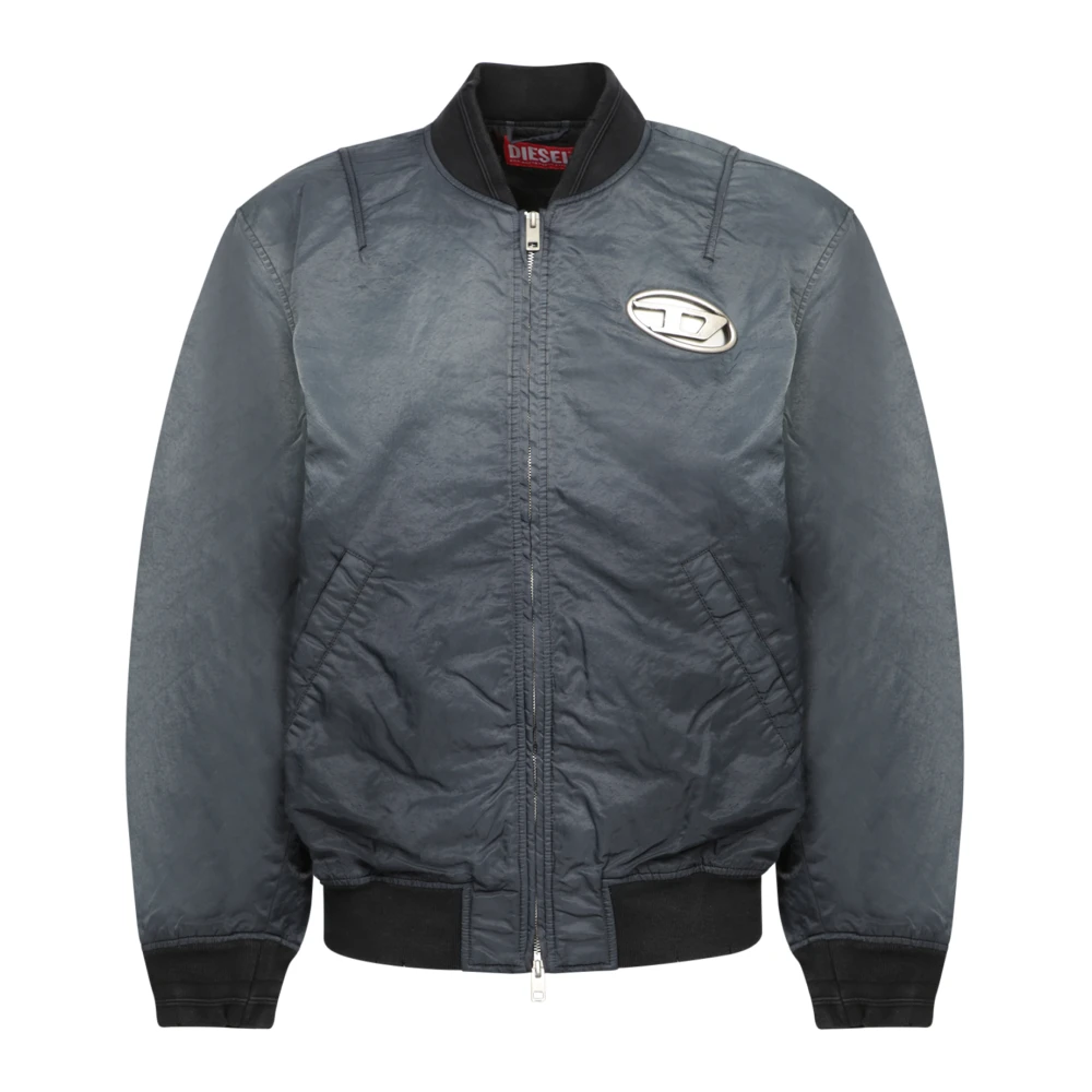Diesel Zwarte Bomberjack Aw24 Blue Heren