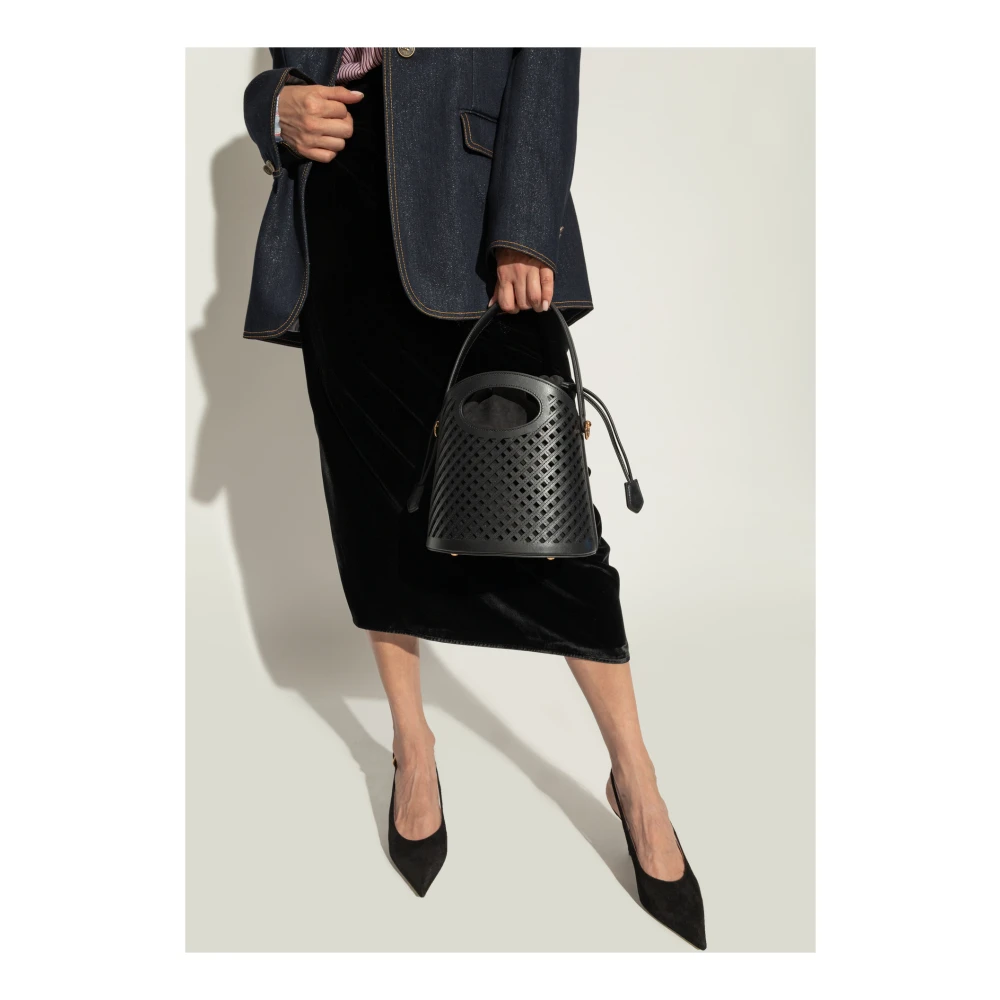 ETRO Schoudertas Saturno Medium type bucket Black Dames