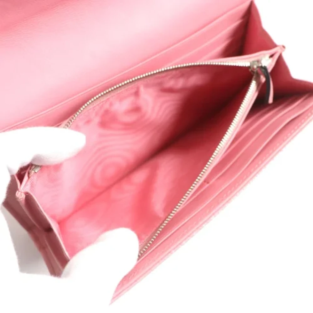 Gucci Vintage Pre-owned Leather wallets Pink Dames