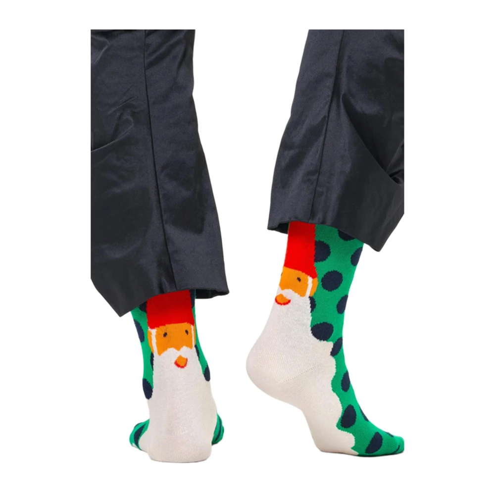 Happy Socks Polka Dot Crew Socks Groen Print Multicolor Heren