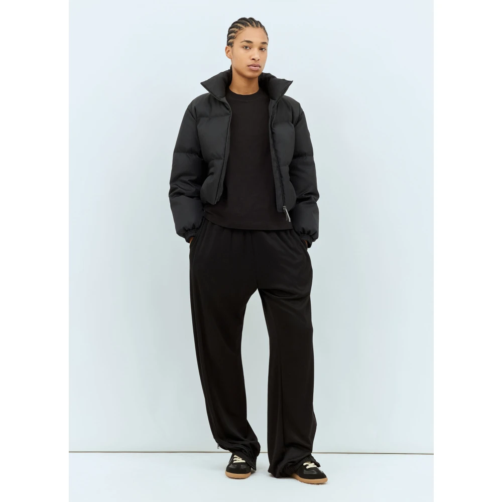 Moncler Mat Gewatteerd Donsjack Black Dames