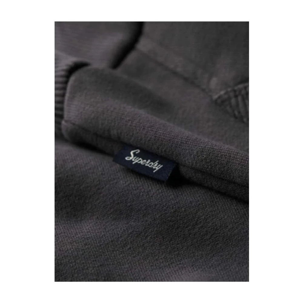 Superdry New York Vintage Logo Hoodie Gray Heren