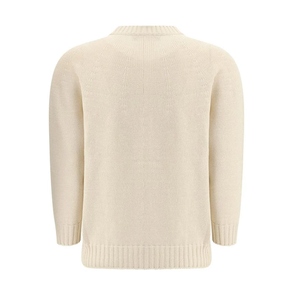 Fabiana Filippi Katoenen vest met knoopsluiting Beige Dames