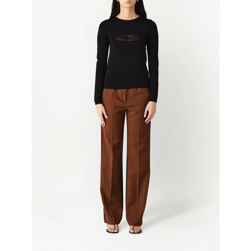Stella Mccartney Kint TOP Stijlvolle en mode Black Dames