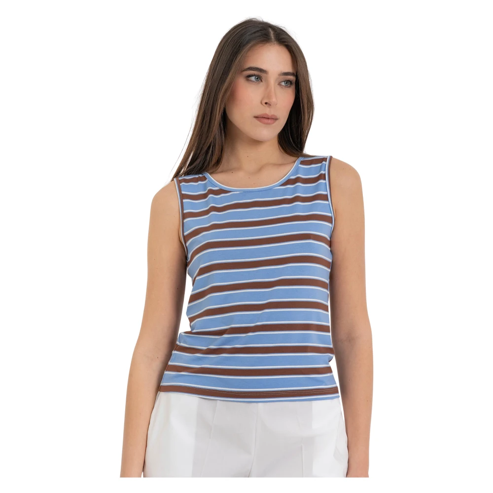 Kocca Women's Multicolor Sleeveless Tops, Xs, Sleeveless Top