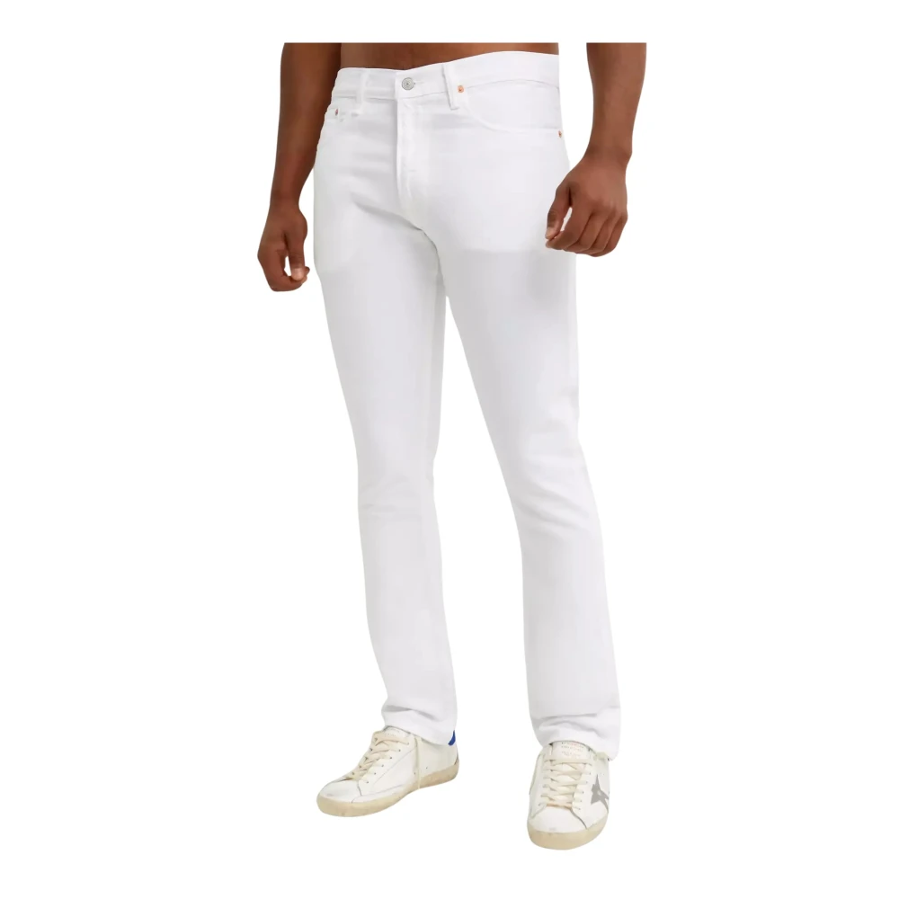 Ralph Lauren Witte jeans Sullivan Slim White Heren