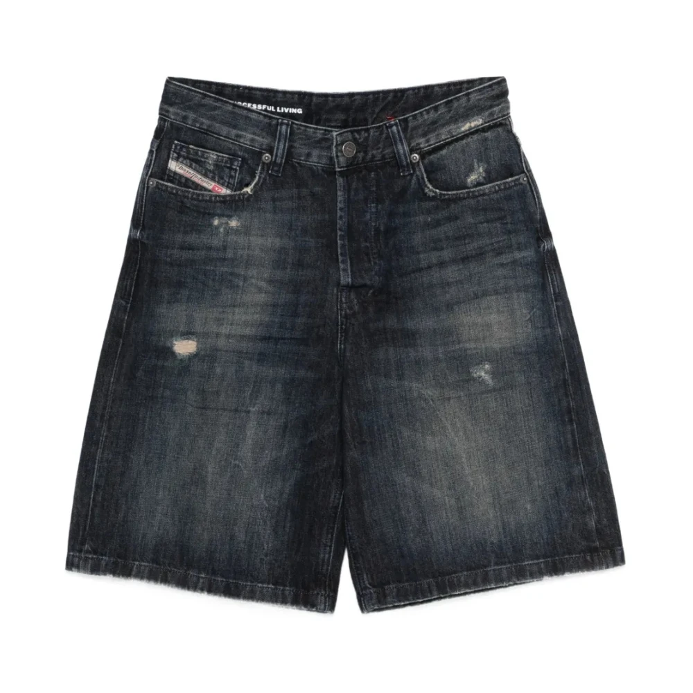 Diesel Donna Blu Denim Shorts