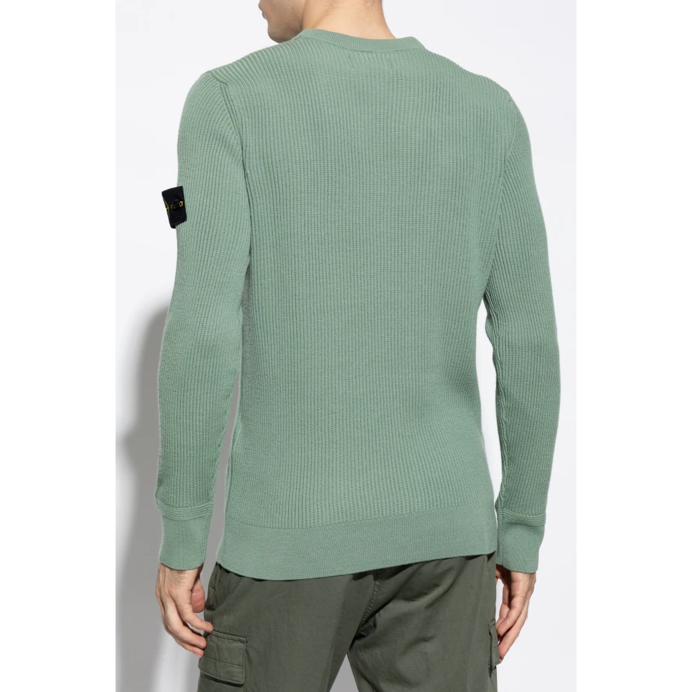 Stone Island Wollen trui Green Heren