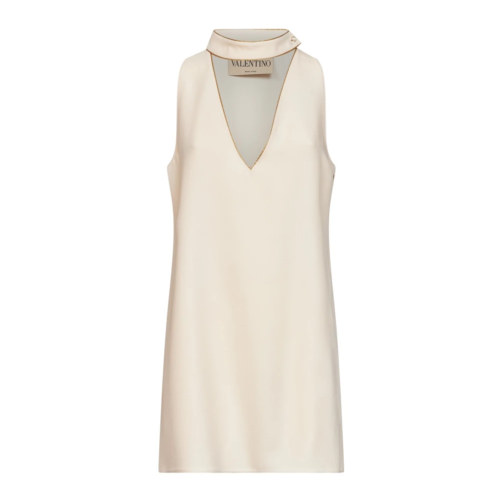 Valentino Top - Female - Sleeveless Tops - Beige - L - Tops